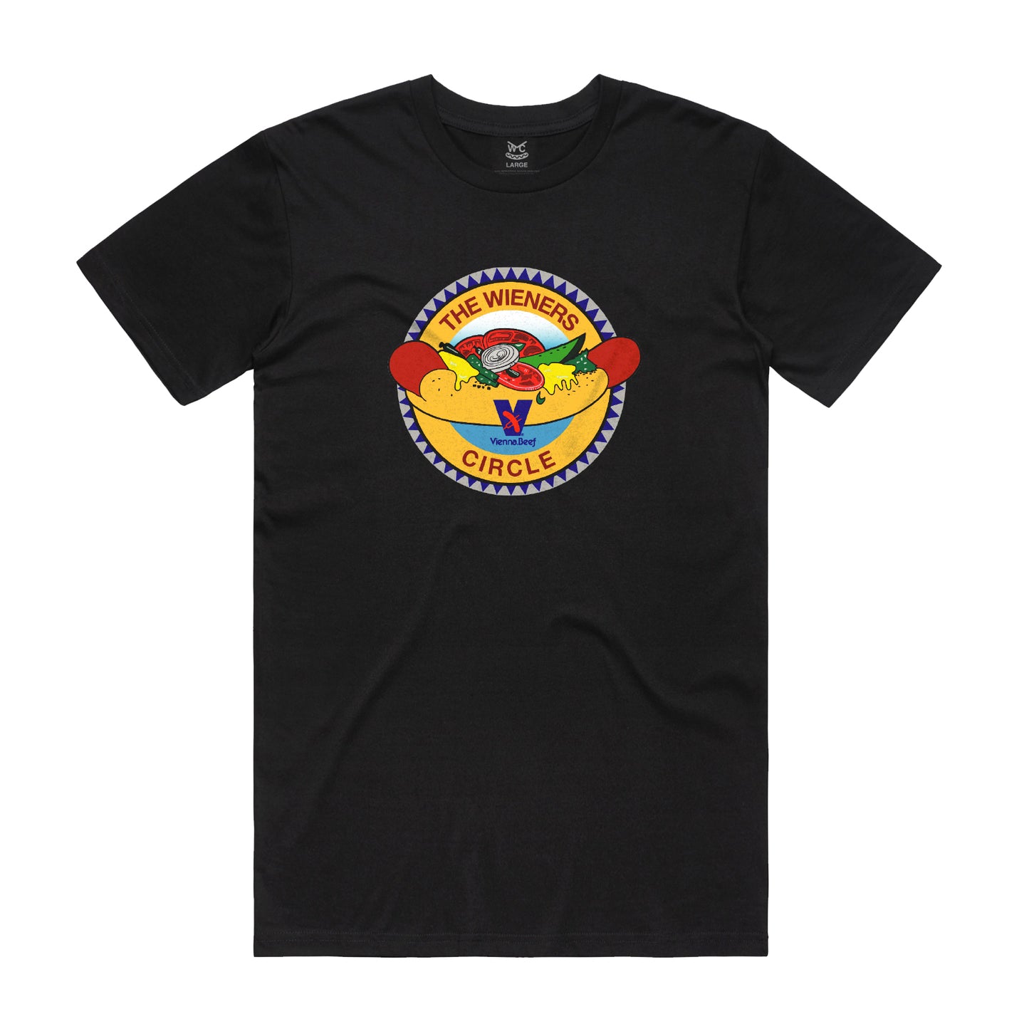 The Wiener Circle Big Logo Tee (Black)