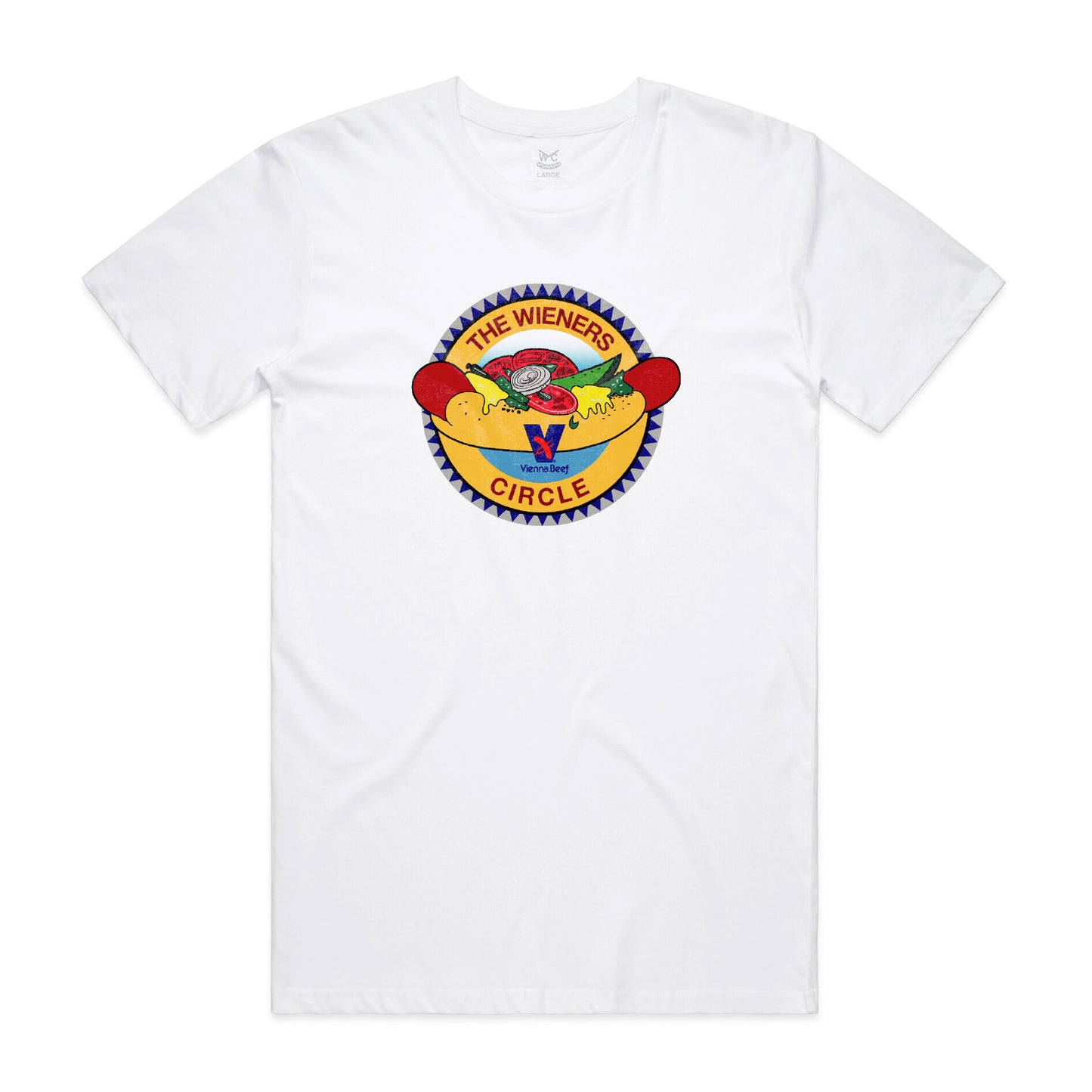The Wiener Circle Big Logo Tee (White)