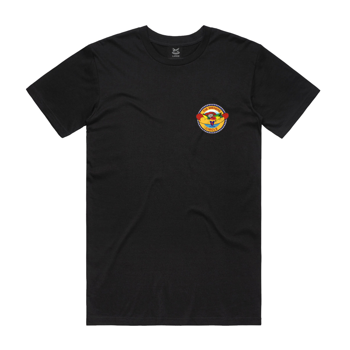 The Wiener Circle Small Logo Tee (Black) – The Wieners Circle